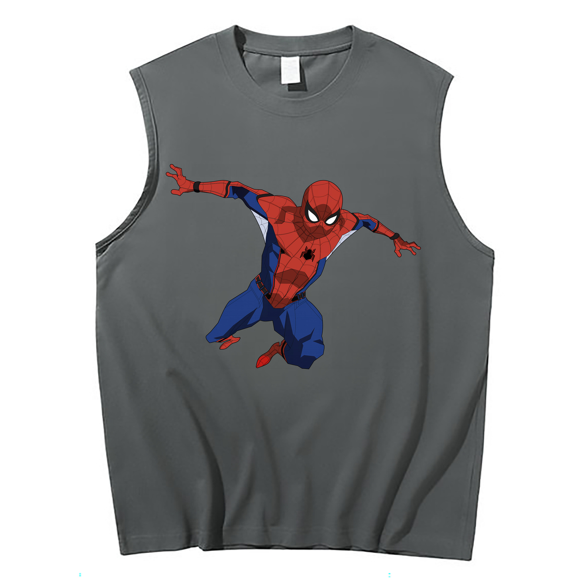 Spider Man スパイダーマン コットン100％タンクトップ（フロントプリント）